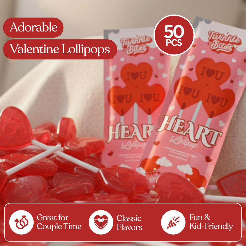 Twinkle Bites raspberry flavor lollipop with tangy berry note
