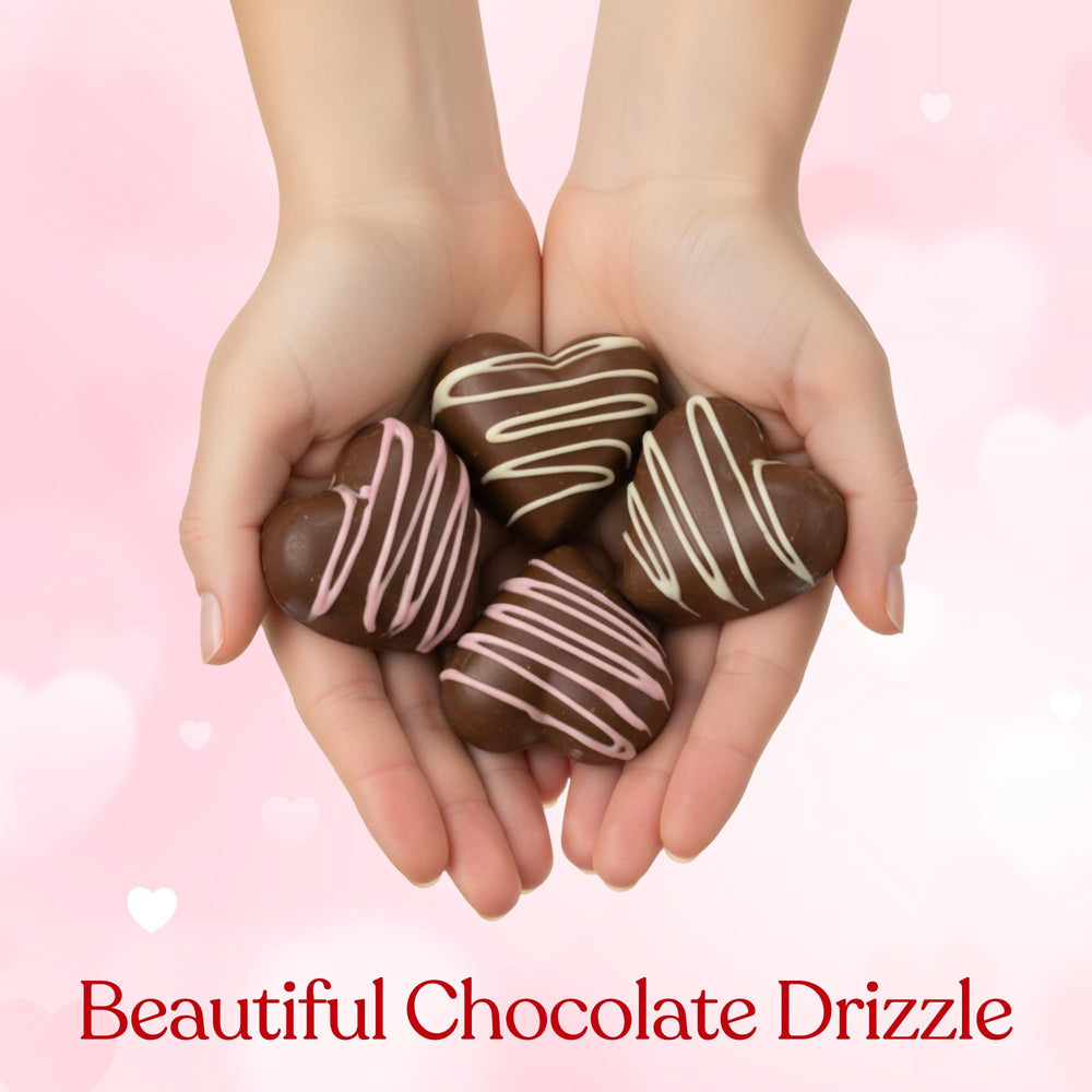 Twinkle Bites Raspberry milk chocolate flavor, vibrant bite for sweetness.