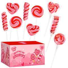 Twinkle Bites valentines heart lollipop for party favors and classroom celebrations.