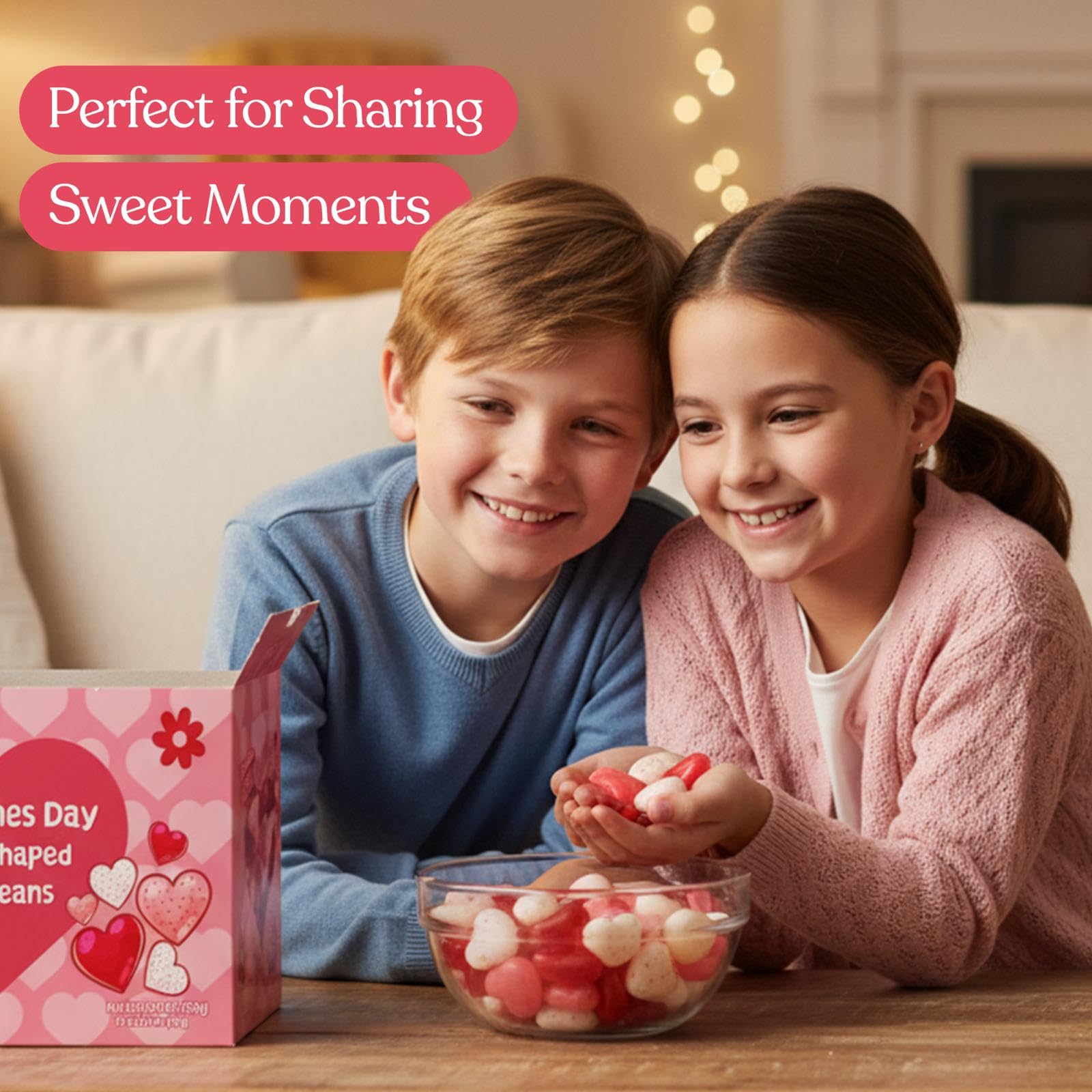Twinkle Bites heart-themed jelly beans for holiday bowls