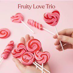 Twinkle Bites valentines twist lollipops provide convenient, individually wrapped treats