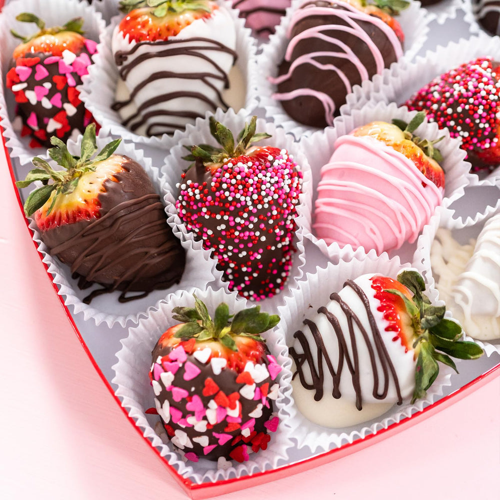 Twisweet mini heart sprinkles on cookies for colorful decor.