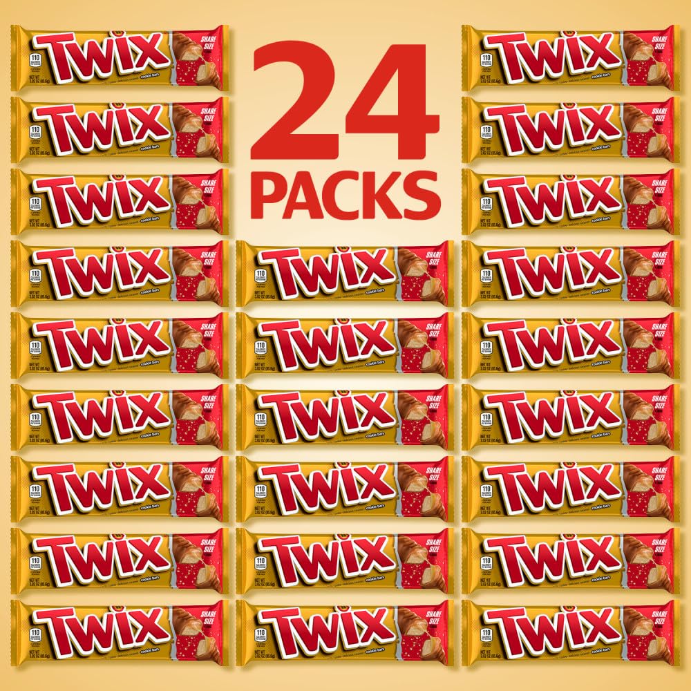 TWIX bulk candy box perfect for parties, gifts, or stocking stuffers.