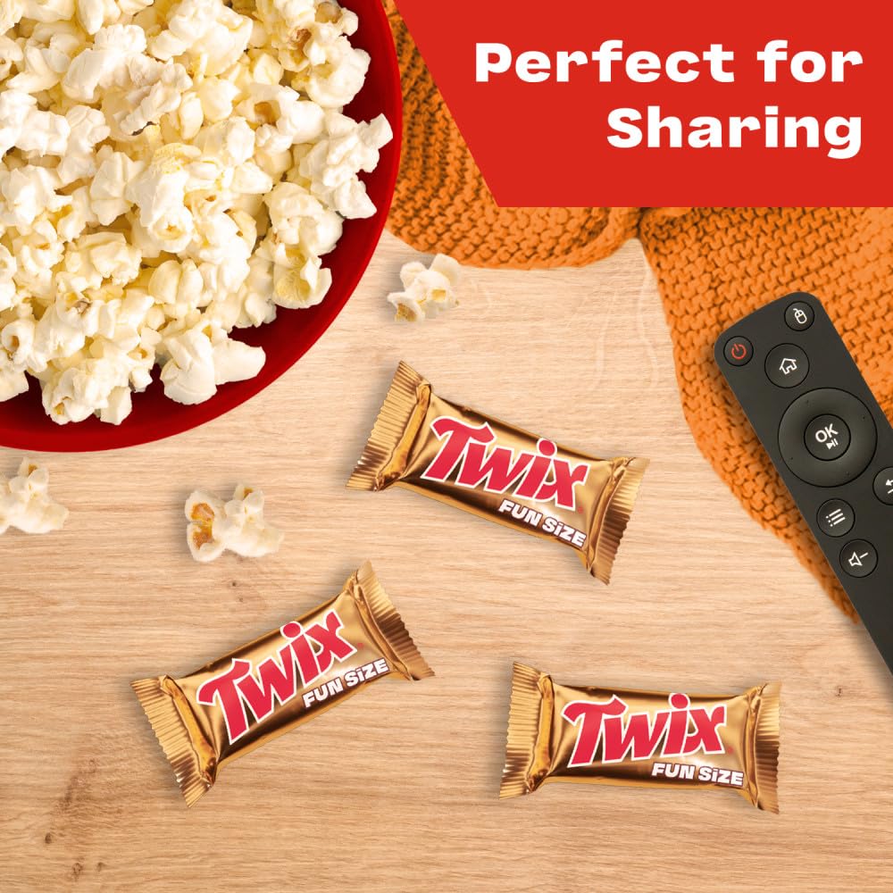 Twix Fun Size in lunchbox for a sweet snack.
