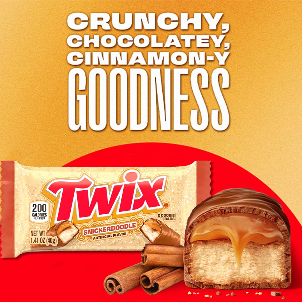 TWIX Snickerdoodle bars, shareable snack for gatherings