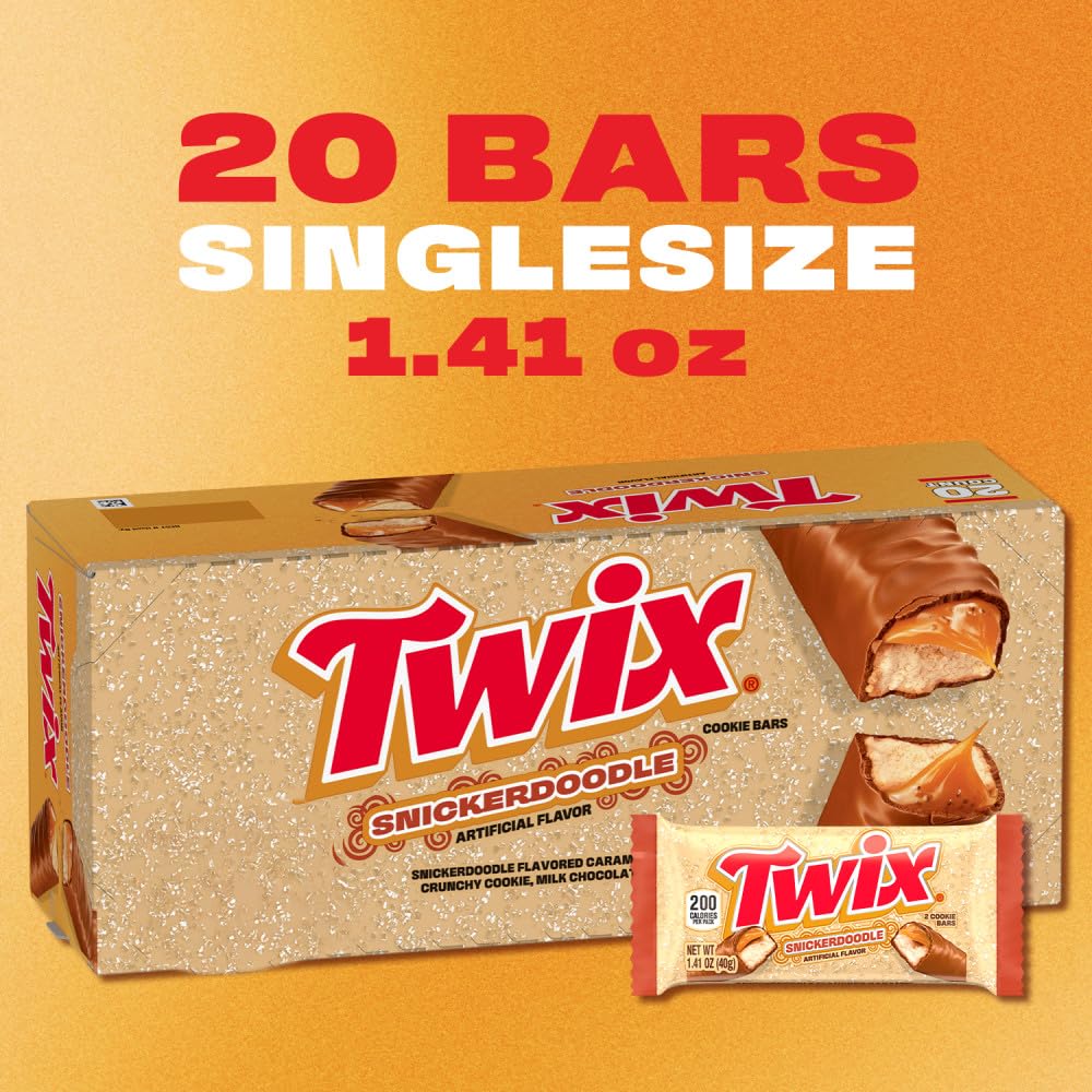 TWIX Snickerdoodle movie night snack, easy to pass around