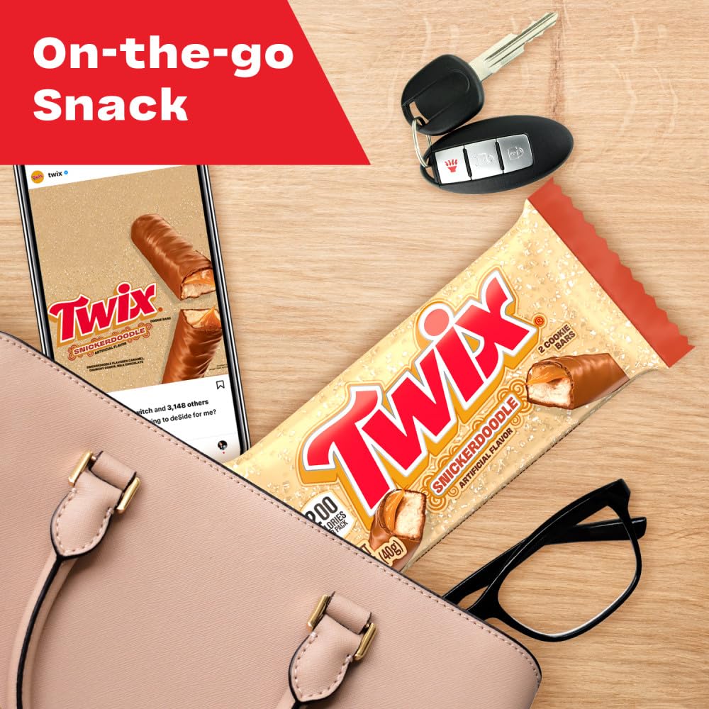 TWIX Snickerdoodle serving idea, delightful dessert addition