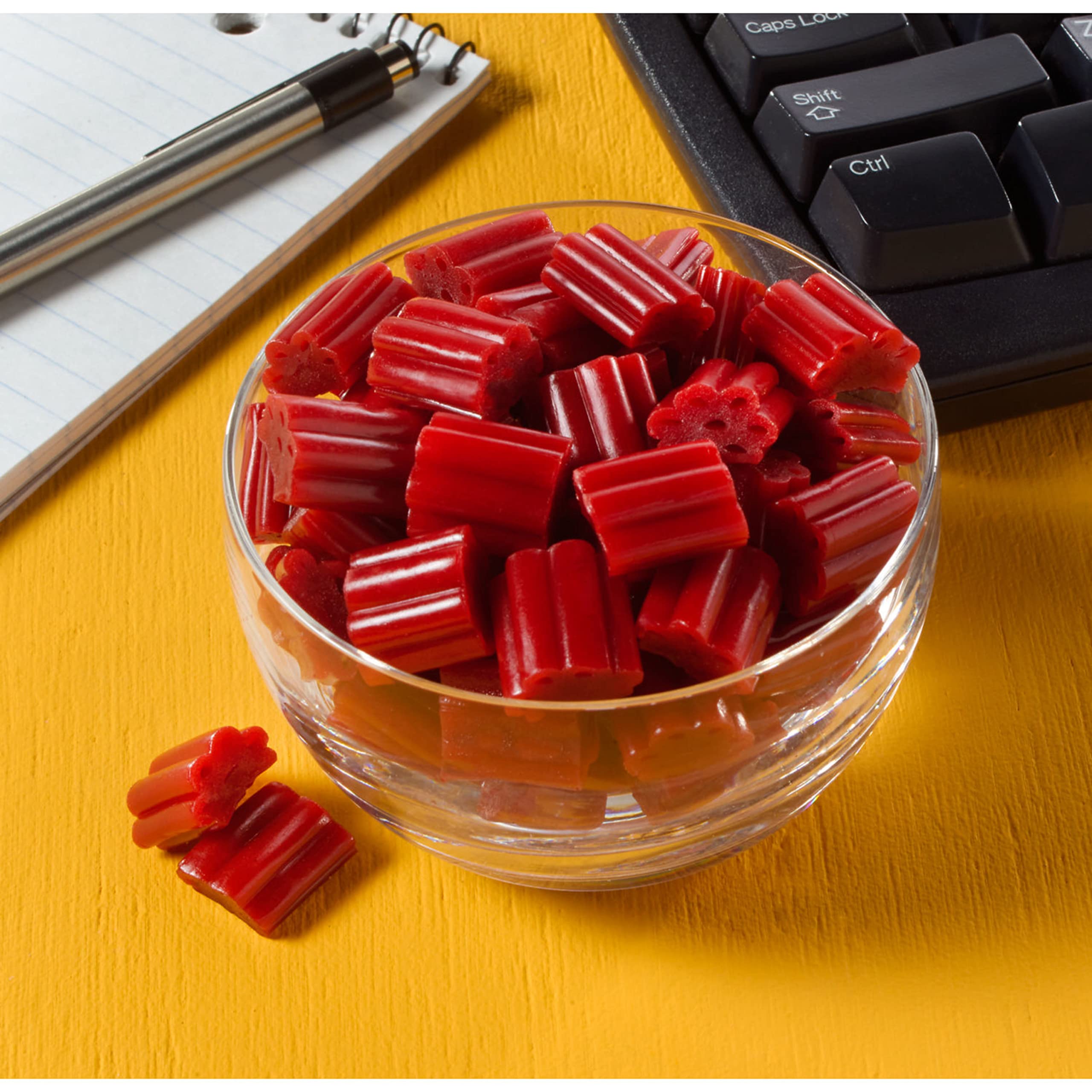 Twizzlers Bites Cherry movie night mood with colorful candy