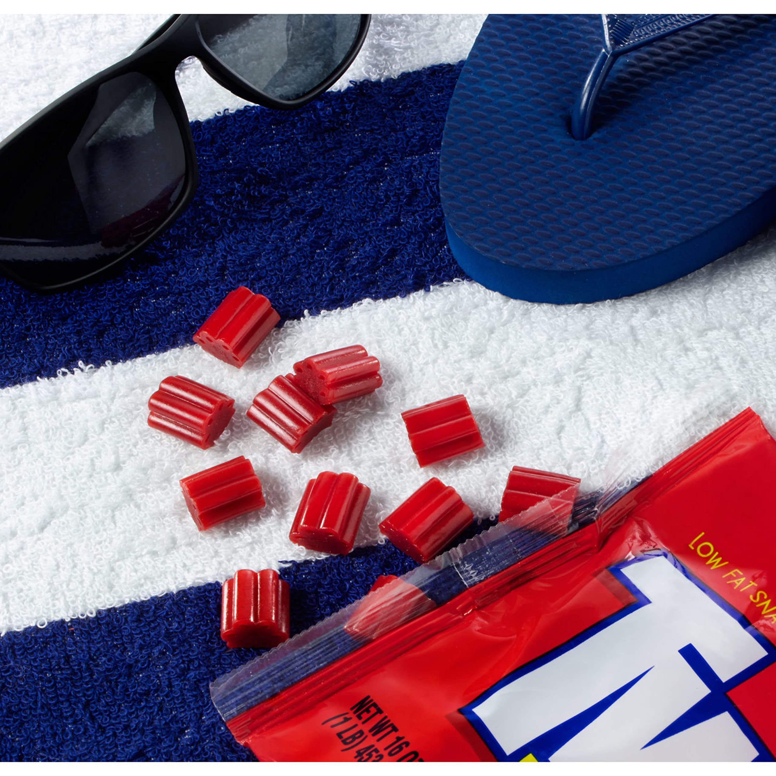 Twizzlers Bites Cherry picnic setting invites easy, portable snacking