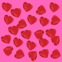 Twizzlers Hearts cherry candies in lunchbox for a playful treat.