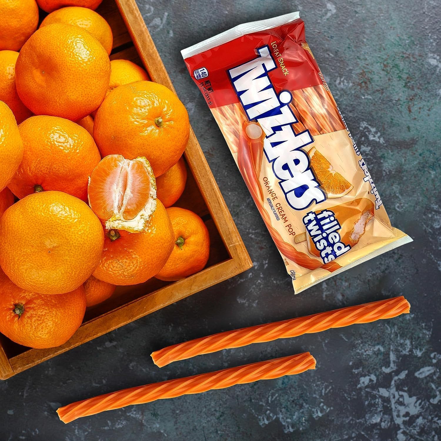 Twizzlers Orange Cream Twists lunchbox-idea for school or work snacks.