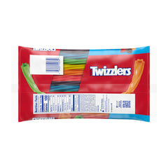 Twizzlers Twists Rainbow chewy candies closeup shows fruity flavors.