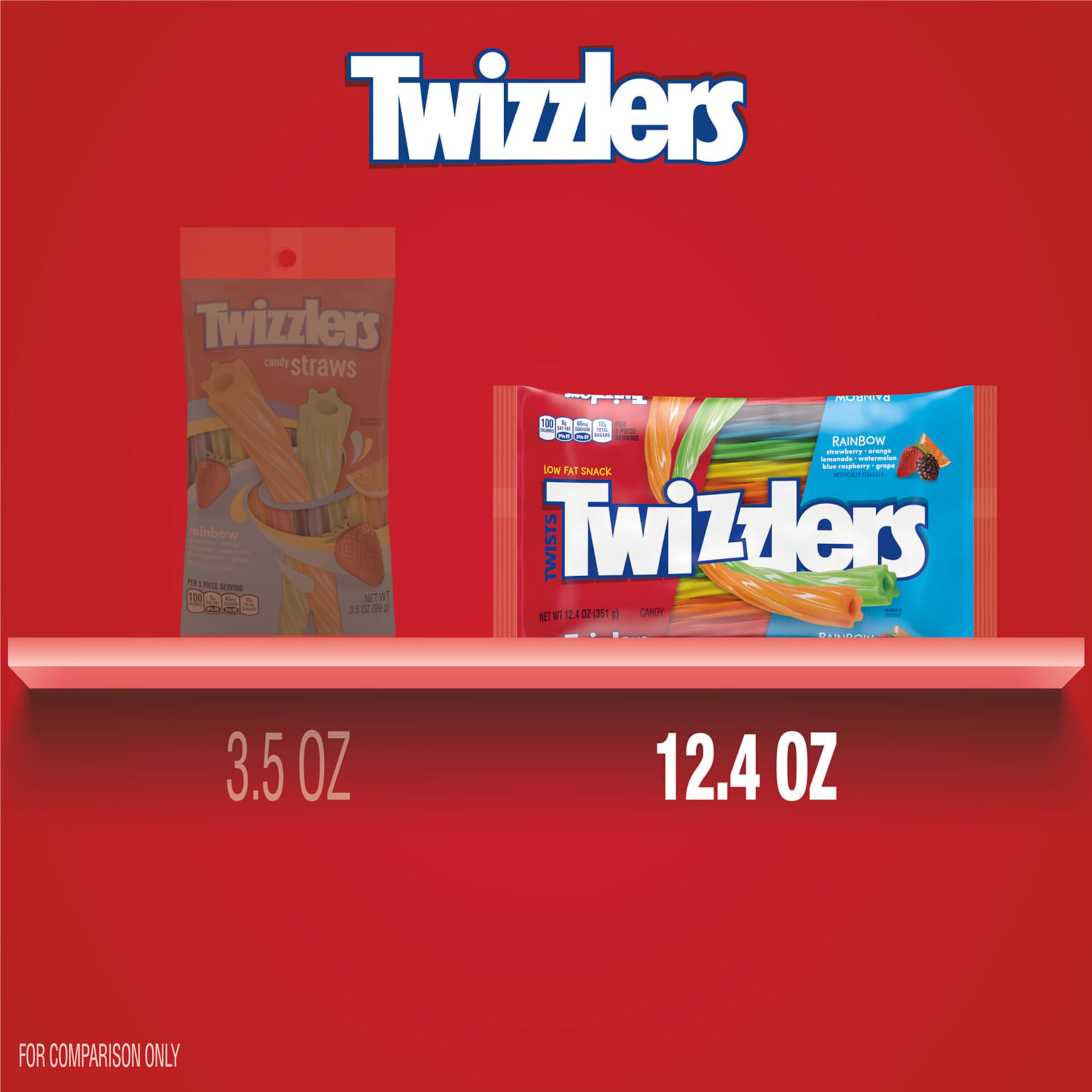 Twizzlers Twists Rainbow party snack arranged for a casual gathering.