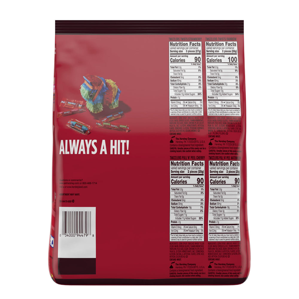 Twizzlers Twists strawberry close-up, showcasing bright fruit flavors for sharing.