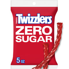Twizzlers Zero Sugar Twists Strawberry bag—vibrant flavor perfect for movie nights with friends