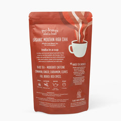 Two Leaves and a Bud chai spices with cinnamon, ginger, and cloves for bold flavor