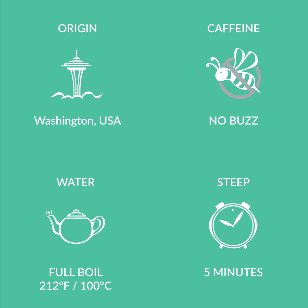 Two Leaves and a Bud compostable tea sachets highlight eco-friendly brewing.
