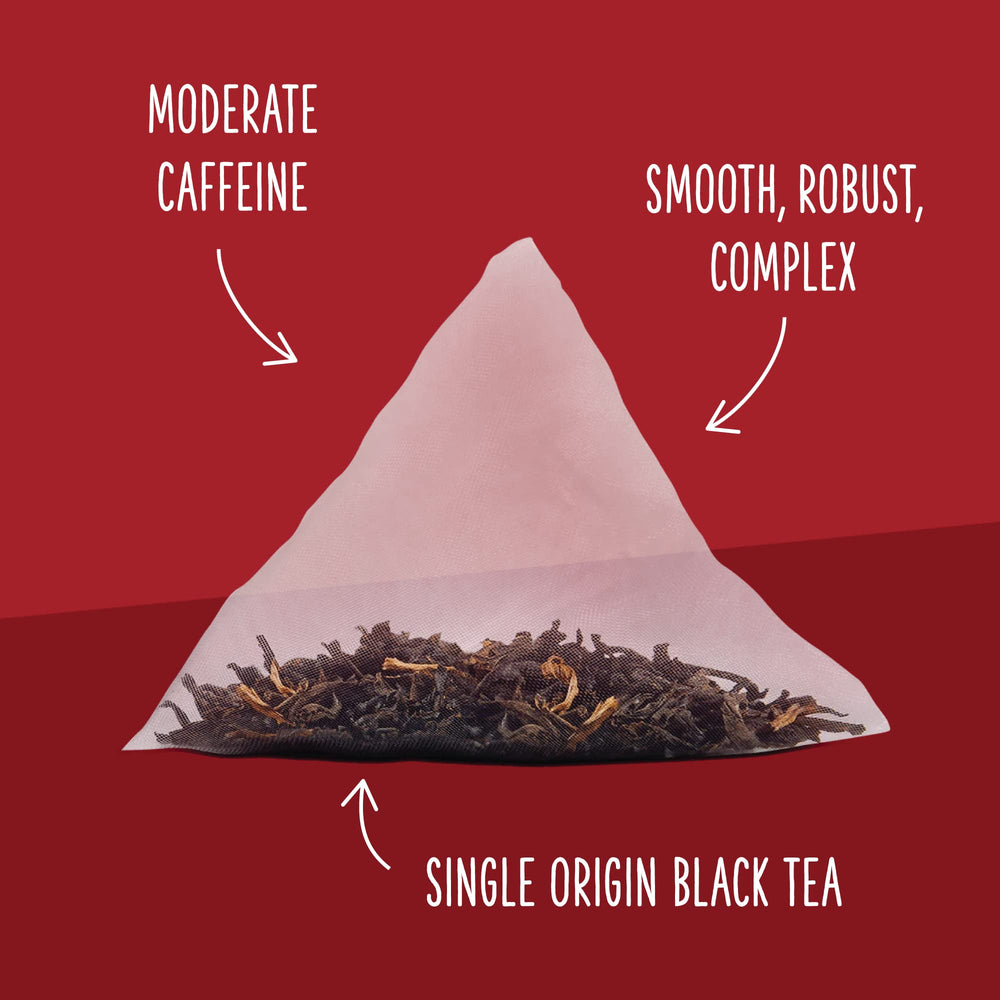 Two Leaves and a Bud malt-forward Assam produces a rich infusion