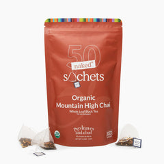 Two Leaves and a Bud Mountain High Chai tea bags for easy brewing and aroma
