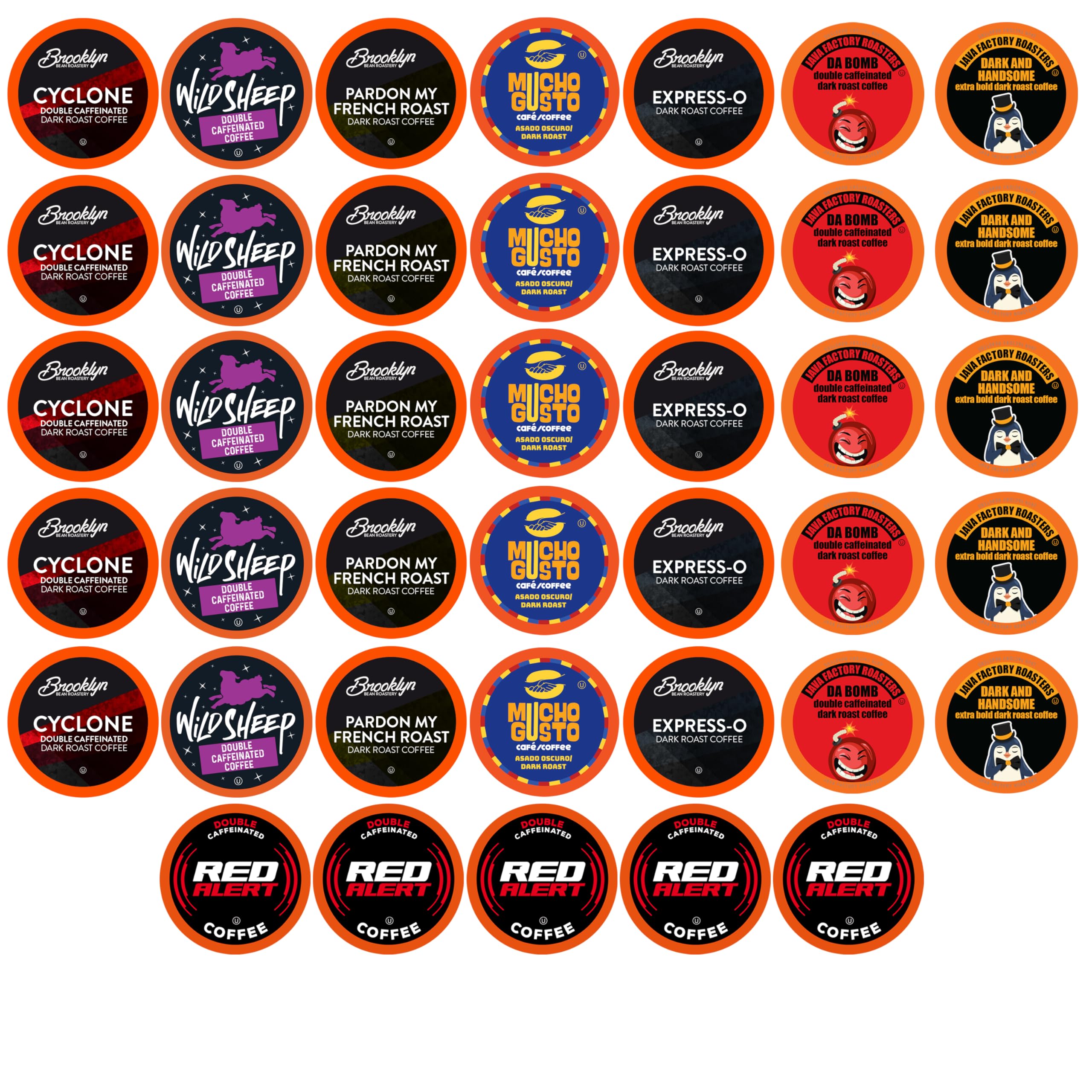 Two Rivers Coffee Best of the Best Pods front pack showing variety and convenience