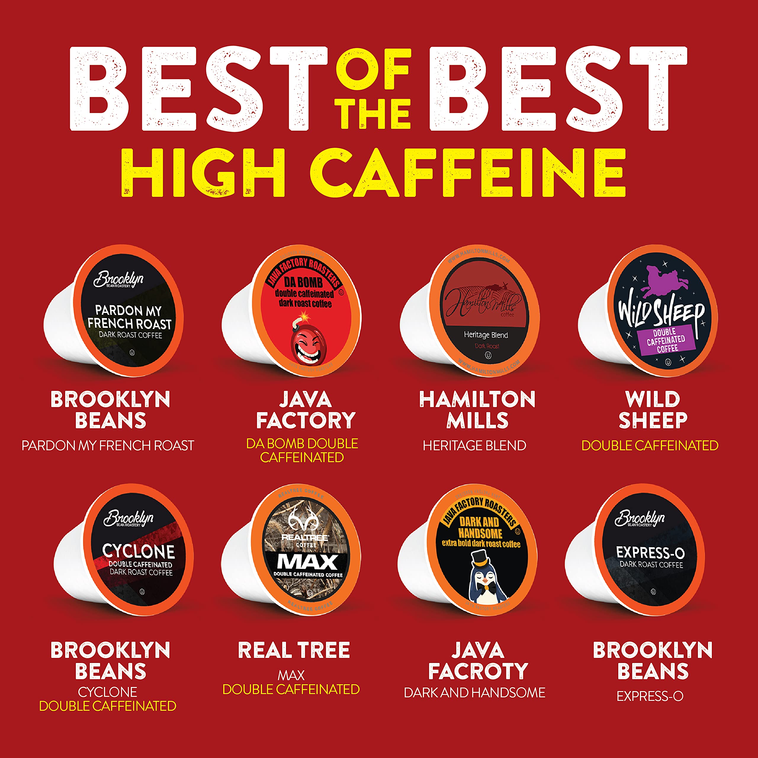 Two Rivers Coffee Brooklyn Cyclone double caffeinated pod for a quick pick-me-up