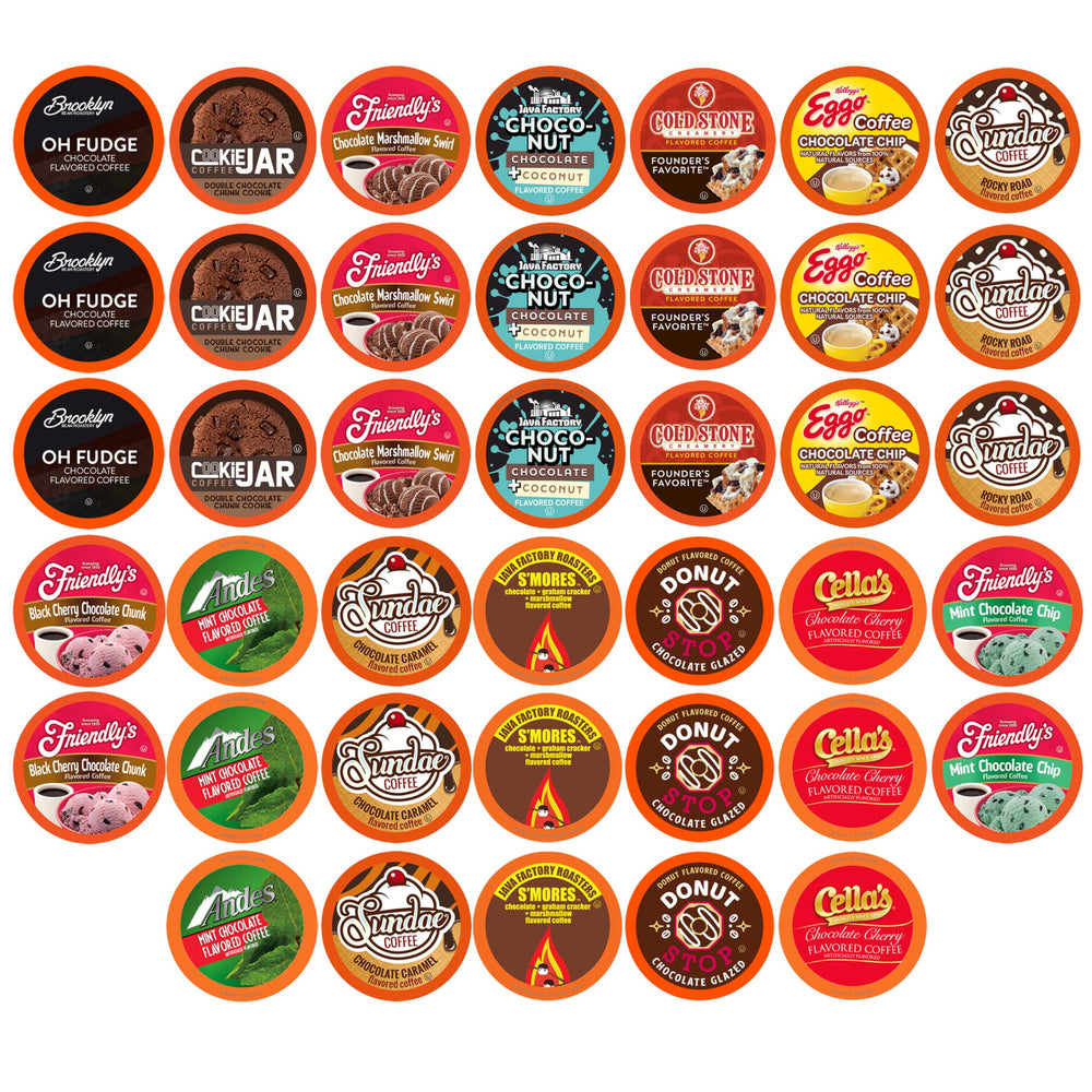 Two Rivers Chocolate Lovers Pods pack 40, showcasing rich chocolate notes.