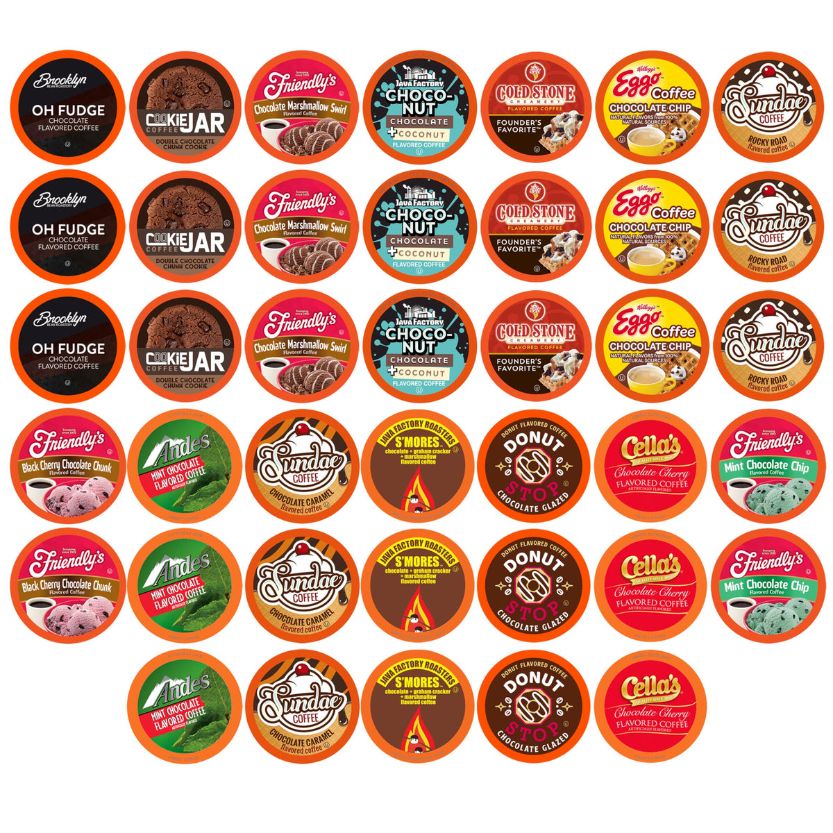 Two Rivers Chocolate Lovers Pods pack 40, showcasing rich chocolate notes.