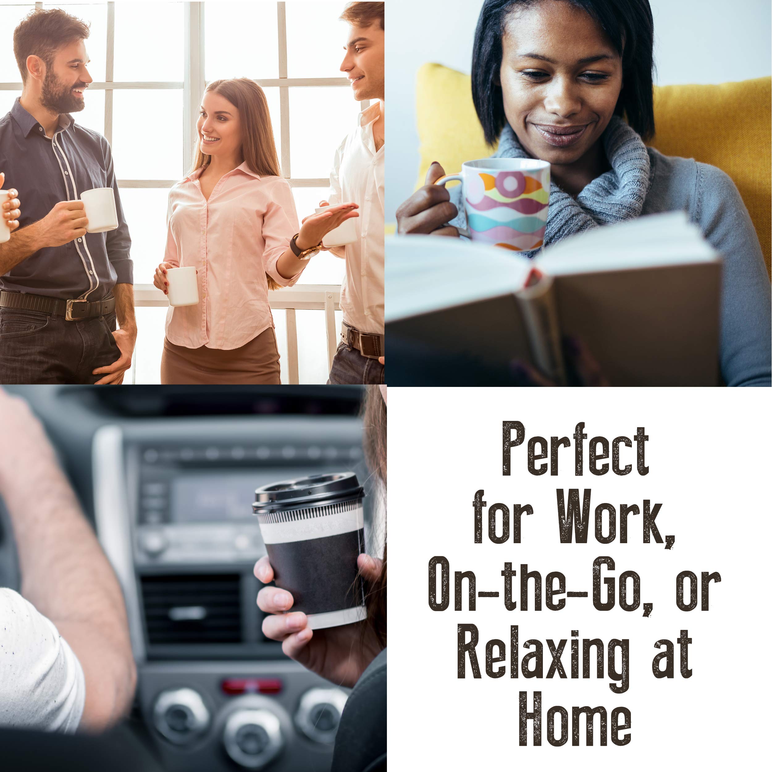 Two Rivers Coffee decaf flavored pods for K-Cup brewers ignite aromatic flavor without caffeine.