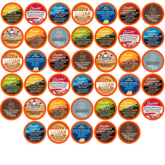 Two Rivers Coffee decaf flavored pods variety pack for Keurig brewers, flavorful options with no caffeine