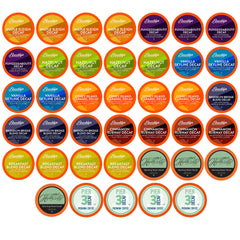 Two Rivers Coffee decaf regular pods for K-Cup brewers offer caffeine-free flavor.