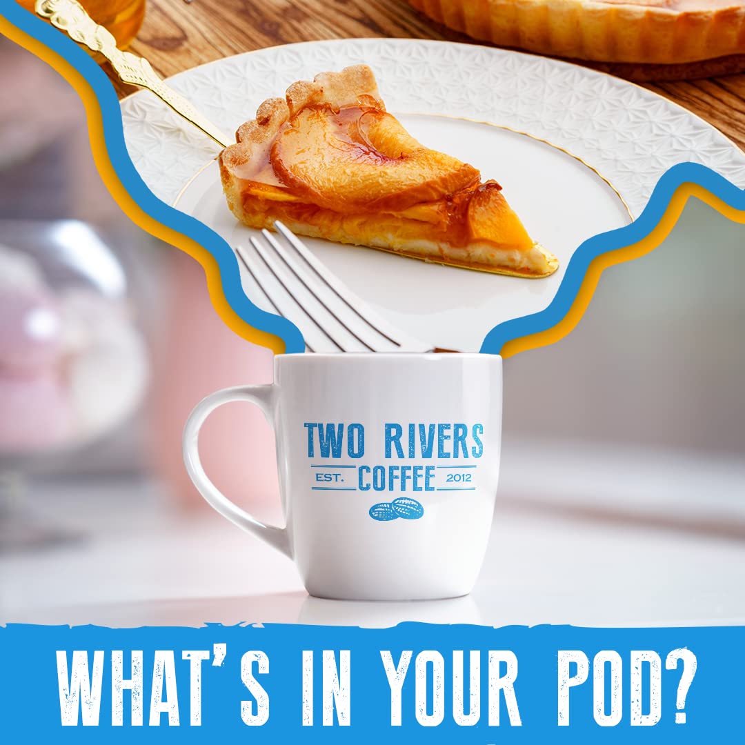 Two Rivers Coffee dessert pods sampler variety pack offering broad flavor exploration.