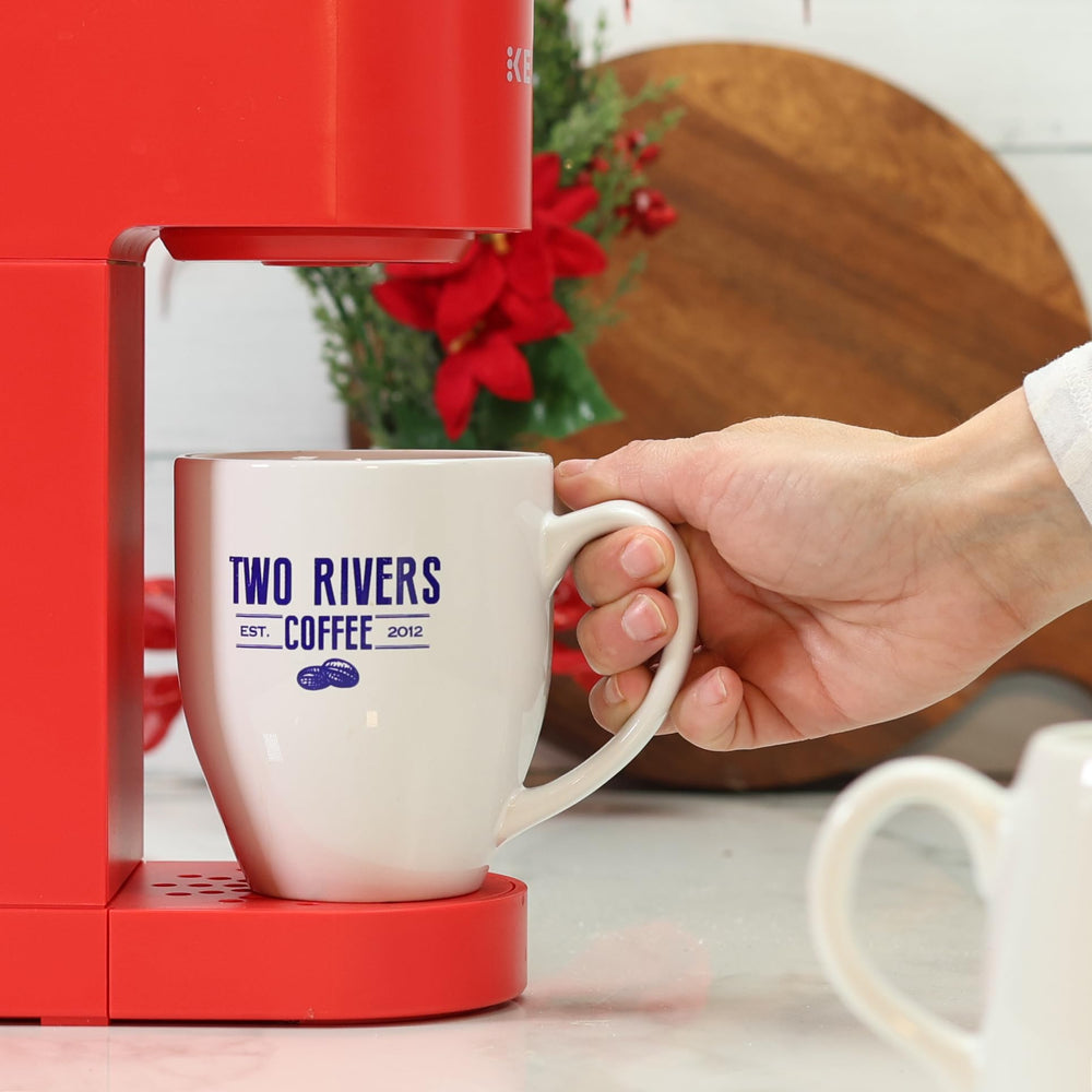 Two Rivers Coffee Gingerbread Pumpkin Pie pod captures cozy seasonal flavor.