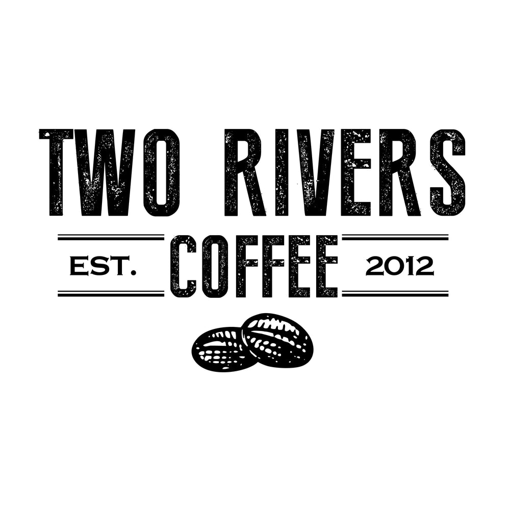 Two Rivers Coffee-packaging-labels image shows clear product details and branding.