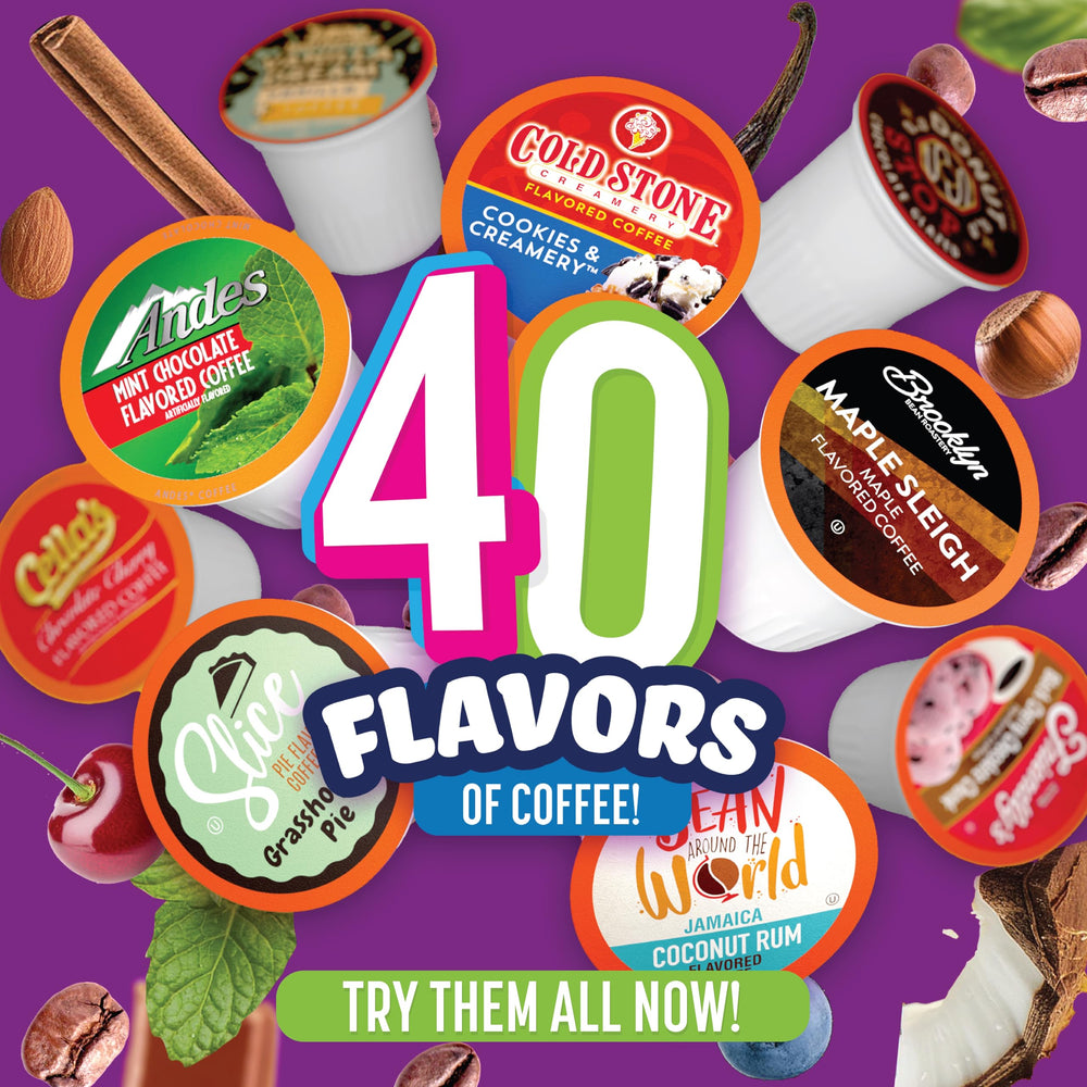 Two Rivers Coffee pumpkin spice pod for Keurig—cozy autumn aroma for a relaxing break.