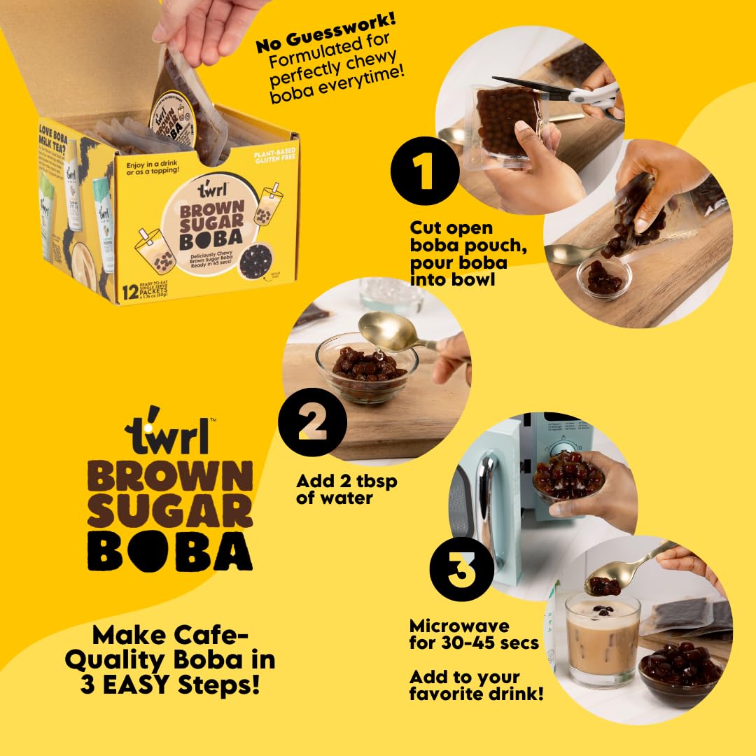 Twrl Brown Sugar Boba in cookies and pastries for a fun bake.