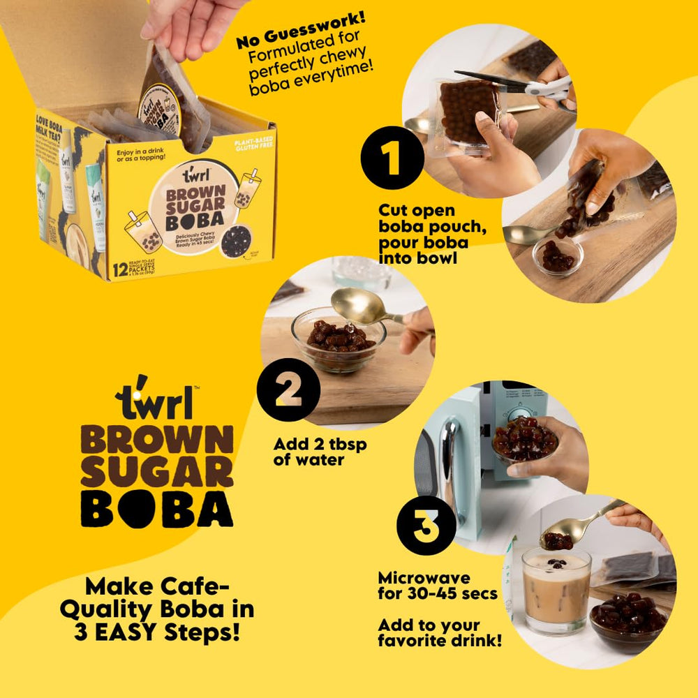 Twrl Brown Sugar Boba in cookies and pastries for a fun bake.