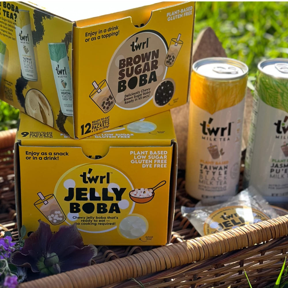 Twrl Milk Tea Boba topping offers cafe-quality texture at home.