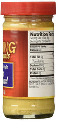 Ty Ling Mustard Chinese Hot jar side view, compact 4 oz packaging for easy storage.