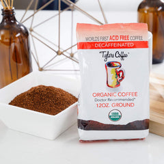 Tyler's Coffee brewed pour-over captures full body and clarity.