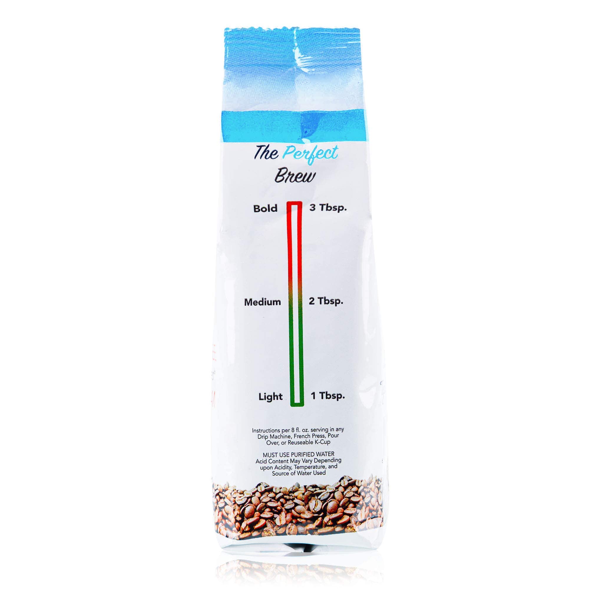 Tyler’s Coffee neutral pH profile indicating cleaner aftertaste.