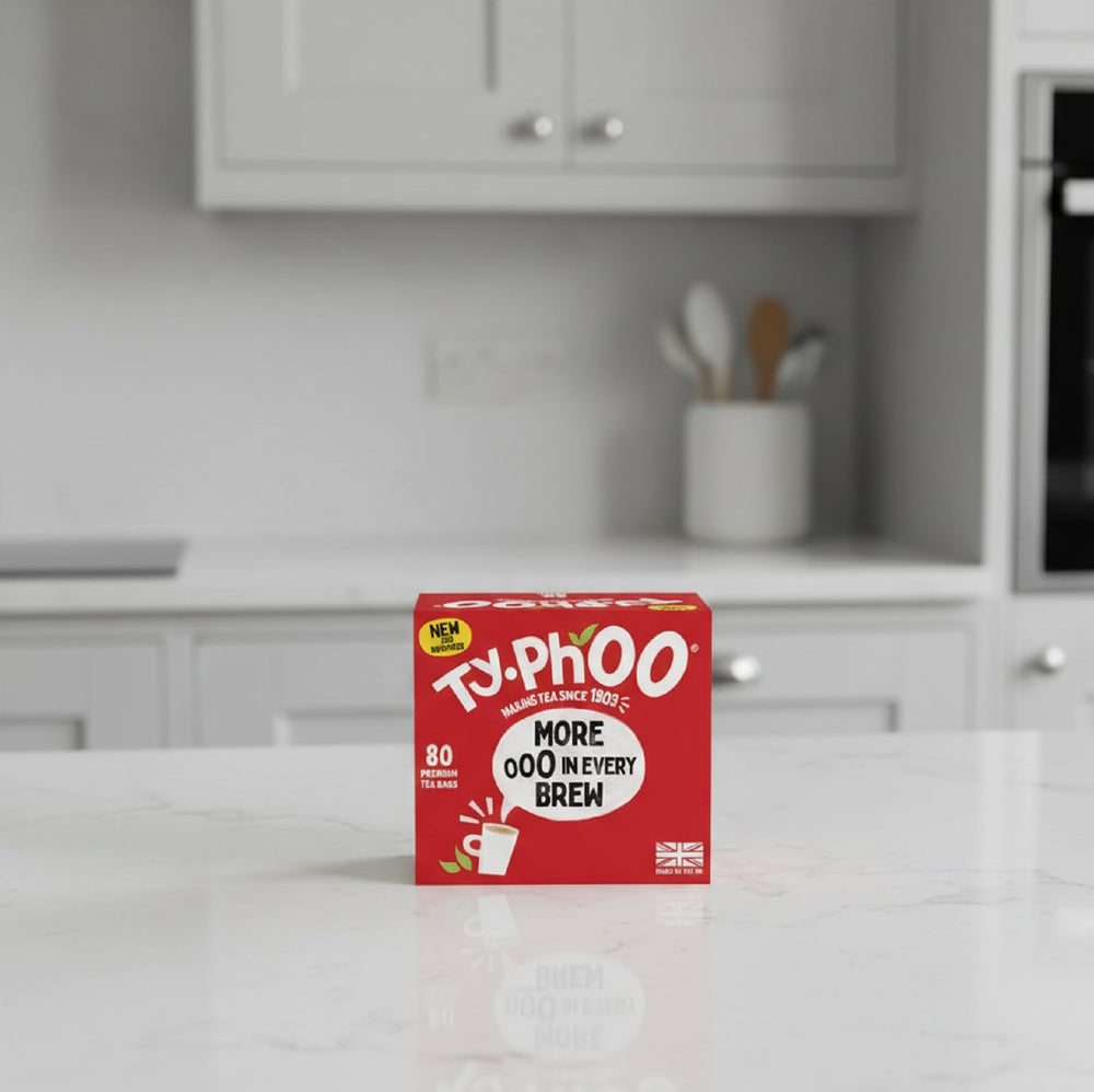Typhoo Everyday 80 tea bags rich brew color captured