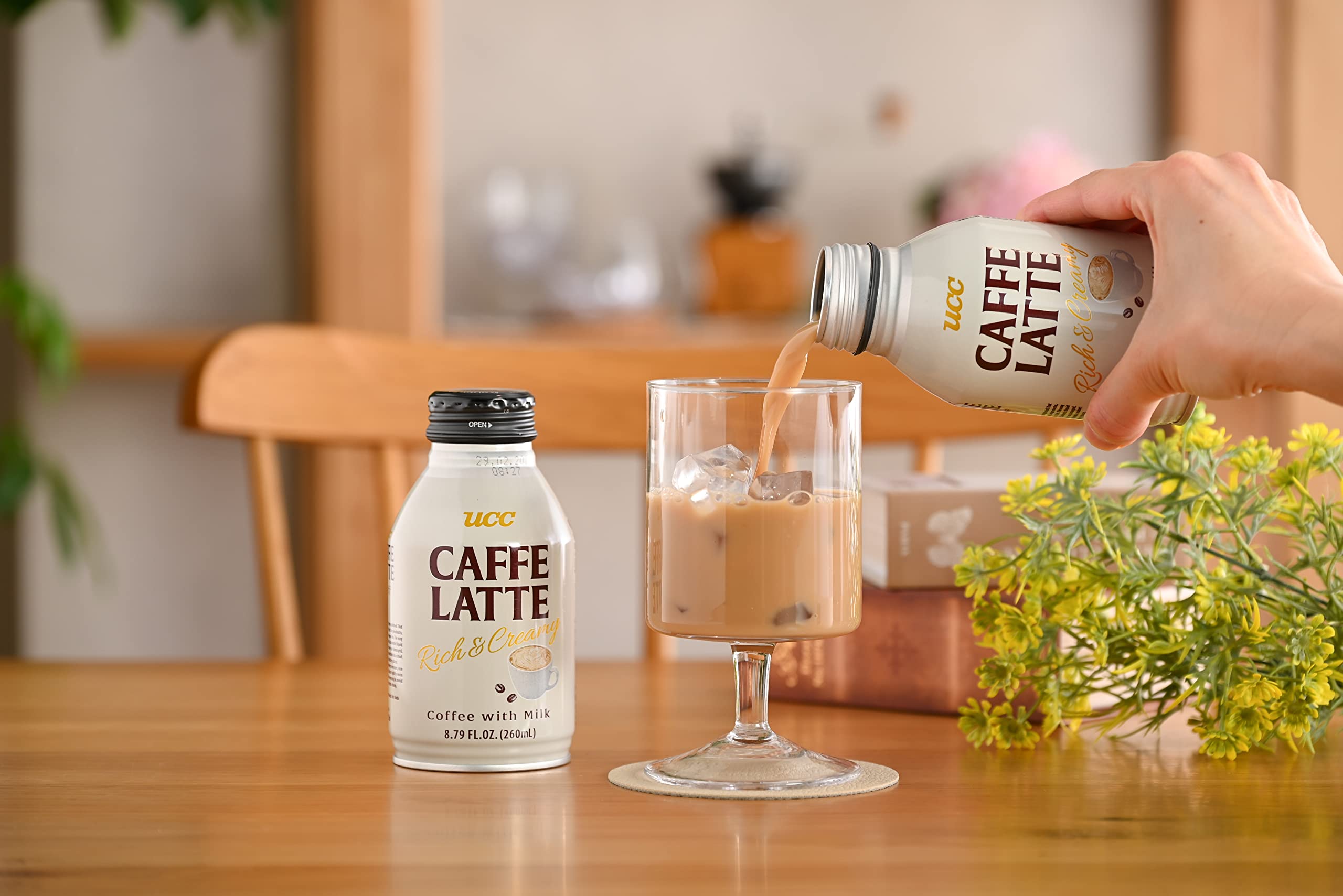 UCC imported from Japan label showcases premium coffee origin.
