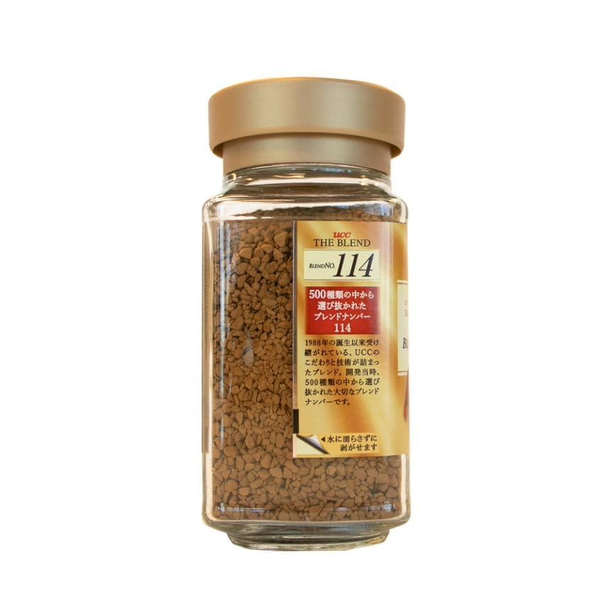 UCC The Blend 114 brewed cup closeup emphasizes a smooth, approachable coffee moment