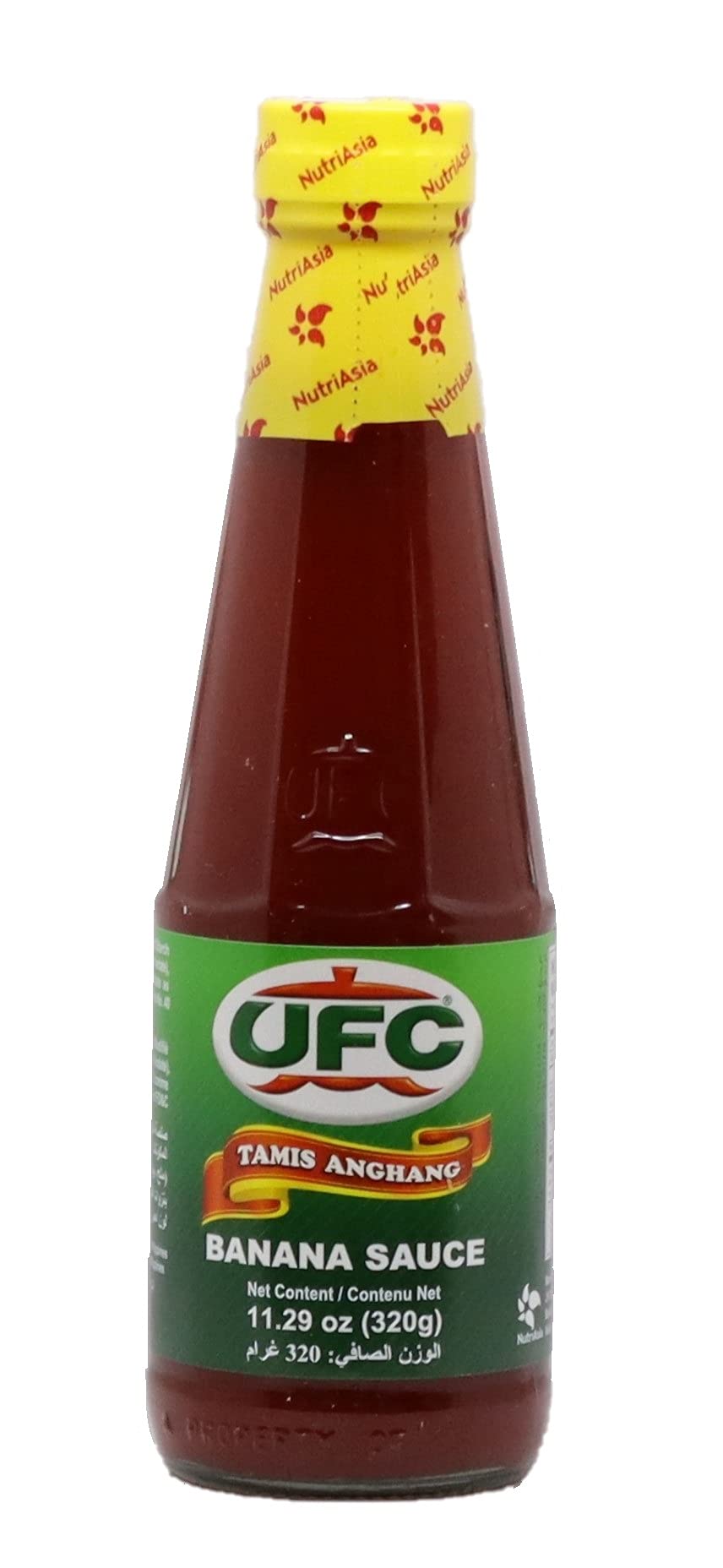 UFC Banana Sauce bottle front showing a fruity glaze option for grilled dishes.