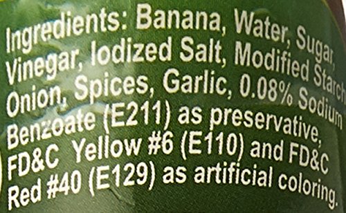 UFC Banana Sauce market display easy to spot at your local market.