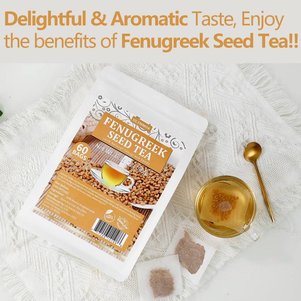 ULTHMOK 100% pure fenugreek seeds close-up showing clean ingredients