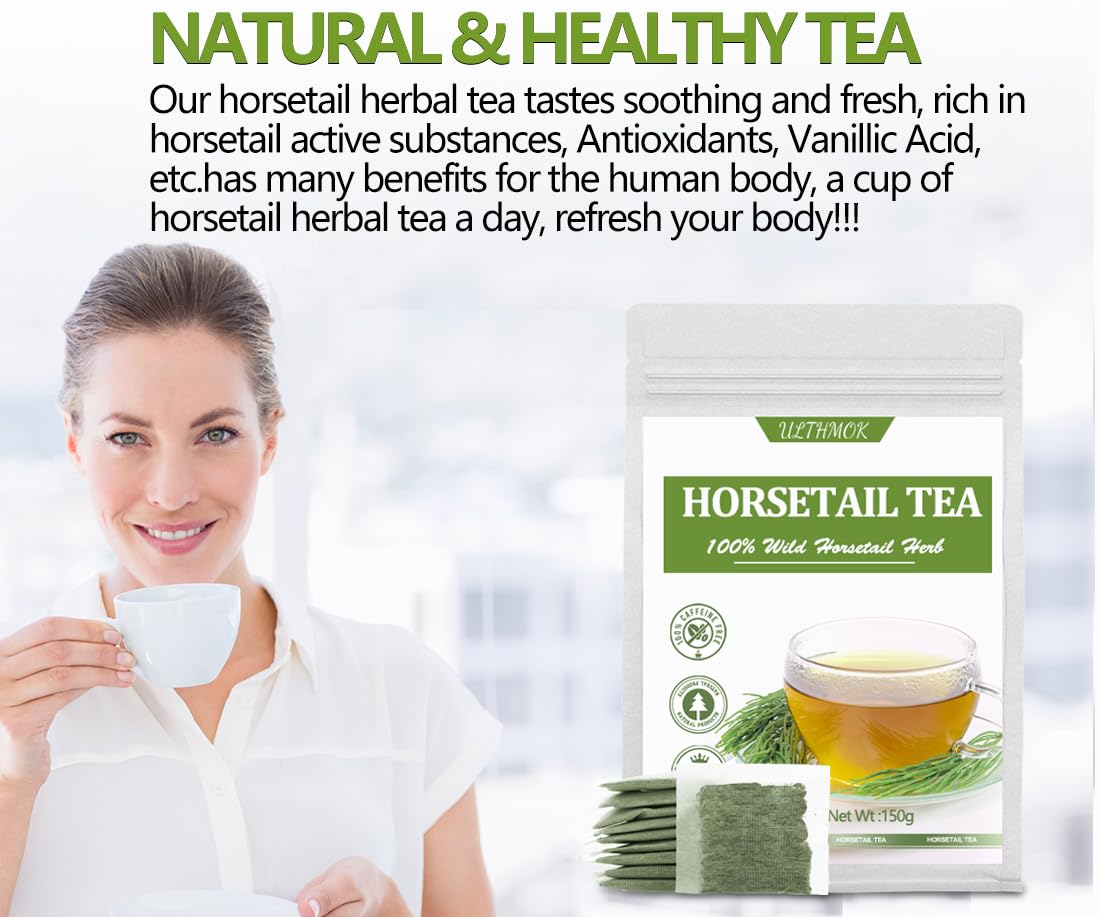 ULTHMOK aromatic horsetail tea emphasizes pleasant flavor and aroma.