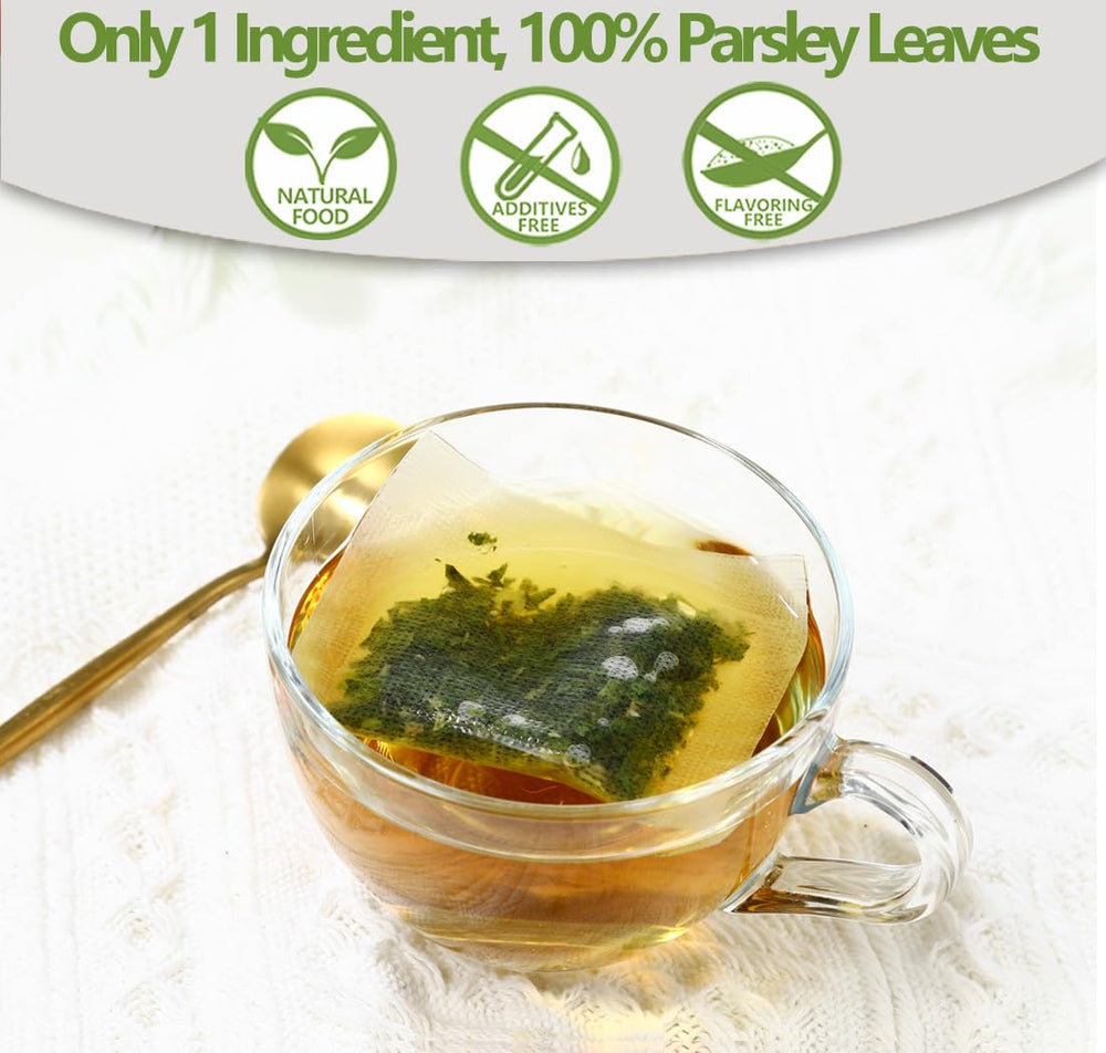 ULTHMOK Aromatic steeped parsley tea with fresh lemon or honey pairing