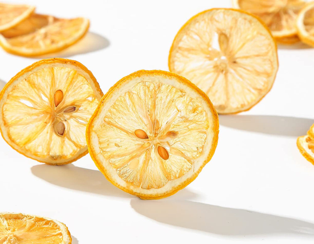 ULTHMOK premium dried lemon slices in a bowl for garnish and flavor.