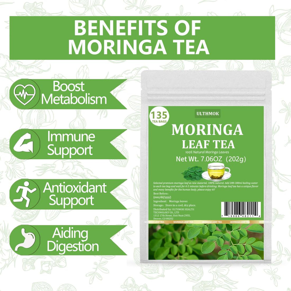 ULTHMOK dried moringa leaves from natural farms.